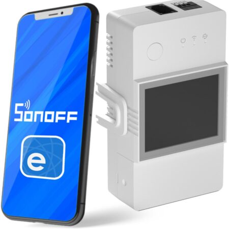 SONOFF TH Elite | THR316D | Przekaźnik Wifi z funkcją pomiaru temperatury oraz wilgotności